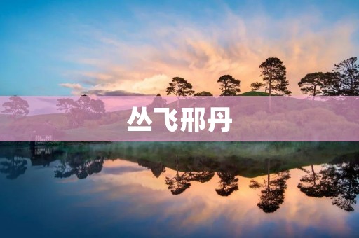 丛飞邢丹:荧屏上的甜蜜CP 丛飞邢丹:荧屏上的甜蜜CP