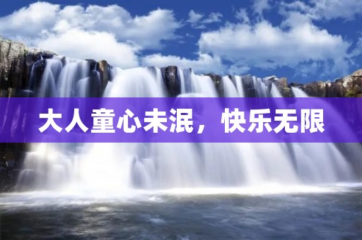 大人童心未泯,快乐无限