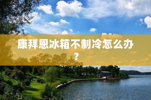 康拜恩冰箱不制冷怎么办？