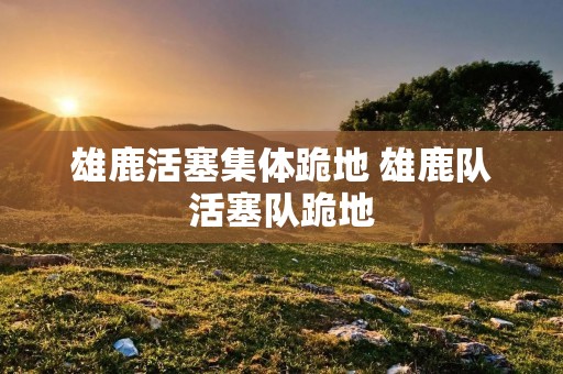 雄鹿活塞集体跪地 雄鹿队活塞队跪地 雄鹿活塞集体跪地 雄鹿队活塞队跪地
