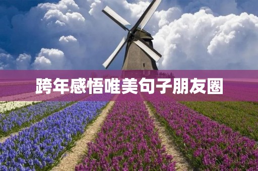 跨年感悟唯美句子朋友圈