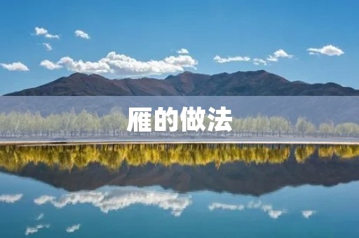  雁的做法 