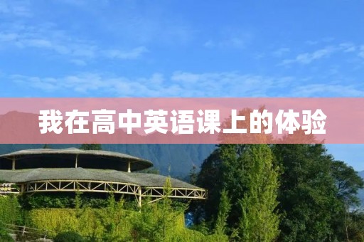 我在高中英语课上的体验