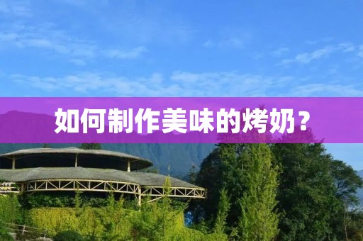 如何制作美味的烤奶？
