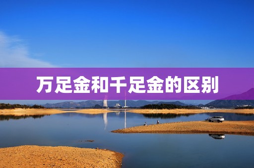 万足金和千足金的区别