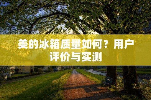 美的冰箱质量如何?用户评价与实测 美的冰箱质量如何?用户评价与实测