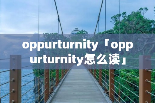 oppurturnity「oppurturnity怎么读」
