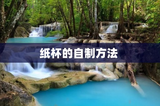 纸杯的自制方法 纸杯的自制方法
