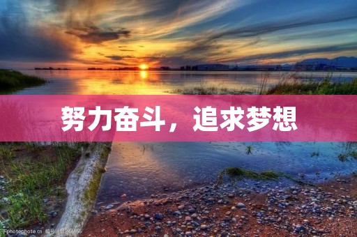 努力奋斗,追求梦想 努力奋斗,追求梦想
