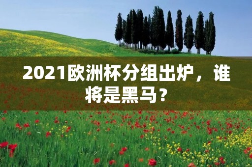 2021欧洲杯分组出炉，谁将是黑马？