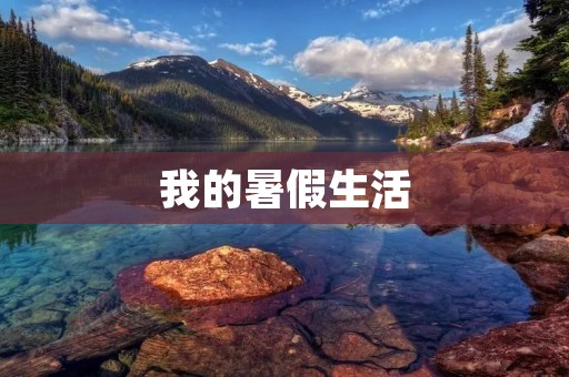 我的暑假生活