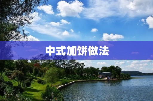 中式加饼做法：传统美食，精致可口