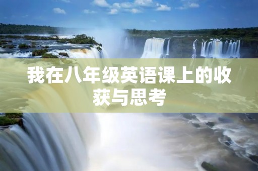 我在八年级英语课上的收获与思考 我在八年级英语课上的收获与思考