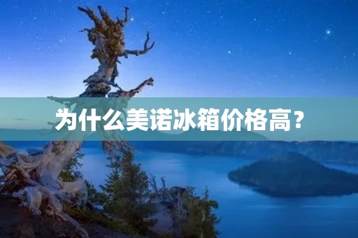为什么美诺冰箱价格高? 为什么美诺冰箱价格高?