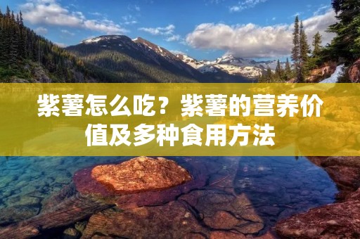 紫薯怎么吃?紫薯的营养价值及多种食用方法 紫薯怎么吃?紫薯的营养价值及多种食用方法