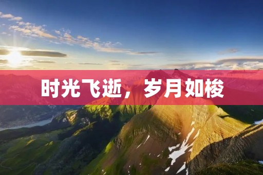时光飞逝,岁月如梭
