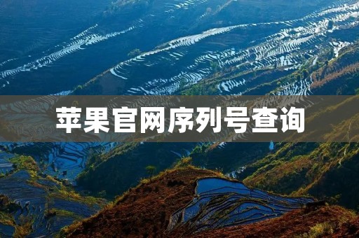 苹果官网序列号查询：如何查询苹果设备的序列号？