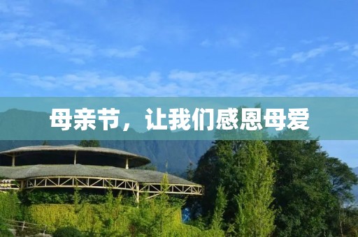 母亲节，让我们感恩母爱