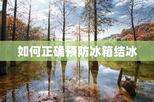 如何正确预防冰箱结冰 如何正确预防冰箱结冰