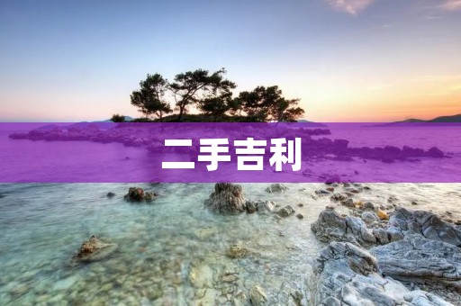二手吉利:让您的出行更经济实惠 二手吉利:让您的出行更经济实惠