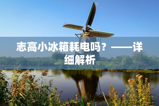 志高小冰箱耗电吗？——详细解析
