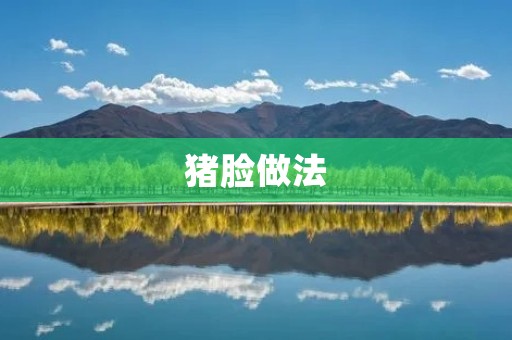 猪脸做法:让你轻松做出美味的猪脸 猪脸做法:让你轻松做出美味的猪脸