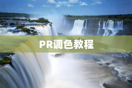 PR调色教程:如何让你的视频更具艺术感 PR调色教程:如何让你的视频更具艺术感