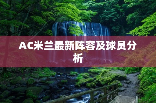 AC米兰最新阵容及球员分析 AC米兰最新阵容及球员分析