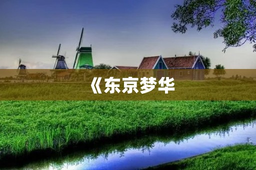 《东京梦华:探寻现代都市的魅力》 《东京梦华:探寻现代都市的魅力》
