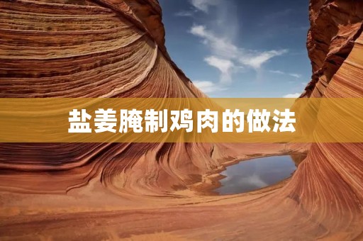 盐姜腌制鸡肉的做法