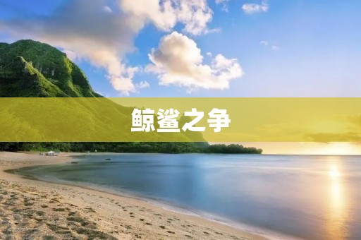 鲸鲨之争:到底是鲸还是鲨?