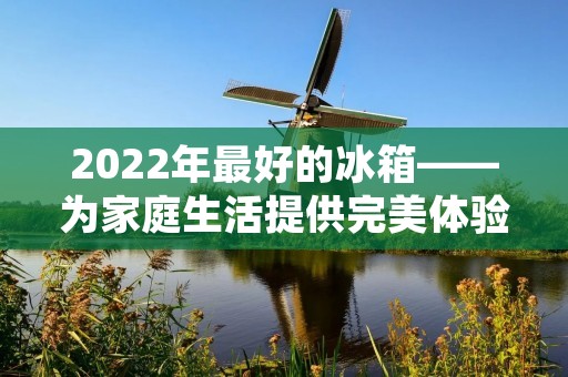2022年最好的冰箱——为家庭生活提供完美体验