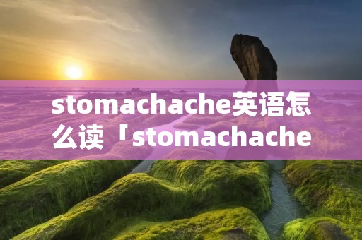 stomachache英语怎么读「stomachache英语怎么读音」 stomachache英语怎么读「stomachache英语怎么读音」