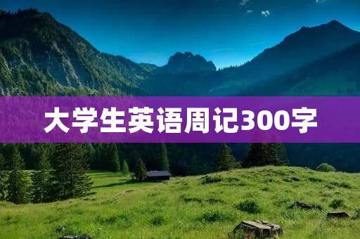大学生英语周记300字：我的春节假期
