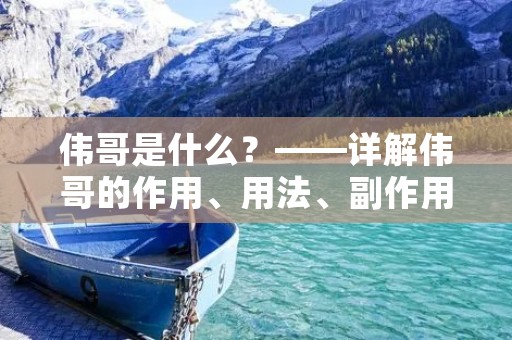 伟哥是什么?——详解伟哥的作用、用法、副作用及注意事项 伟哥是什么?——详解伟哥的作用、用法、副作用及注意事项