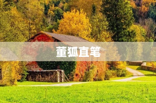 董狐直笔:一位独具匠心的书法艺术家 董狐直笔:一位独具匠心的书法艺术家