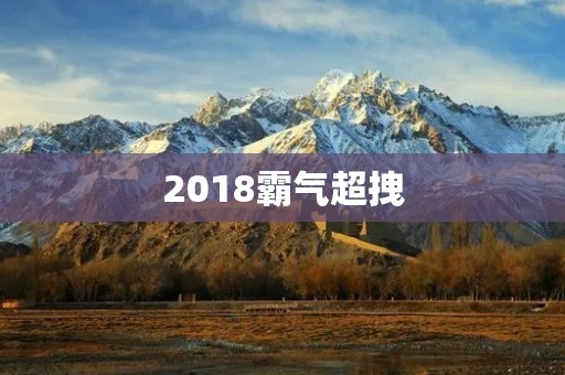 2018霸气超拽:年度热词盘点