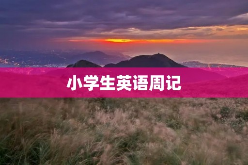 小学生英语周记:我爱英语 小学生英语周记:我爱英语