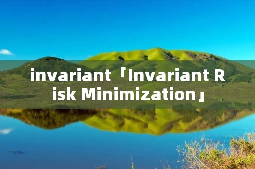 invariant「Invariant Risk Minimization」 invariant「Invariant Risk Minimization」