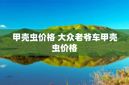 甲壳虫价格 大众老爷车甲壳虫价格 甲壳虫价格 大众老爷车甲壳虫价格