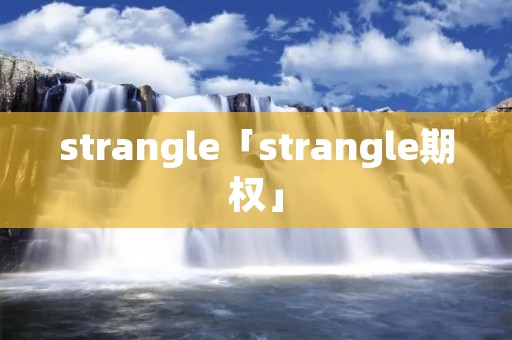strangle「strangle期权」