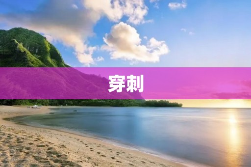 穿刺:医学中的重要操作 穿刺:医学中的重要操作