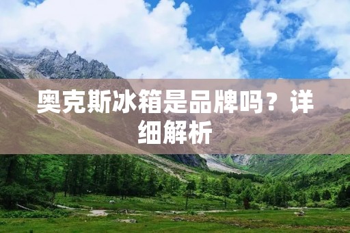 奥克斯冰箱是品牌吗?详细解析 奥克斯冰箱是品牌吗?详细解析