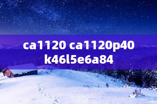 ca1120 ca1120p40k46l5e6a84