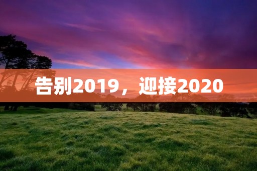 告别2019,迎接2020:回首过去,展望未来