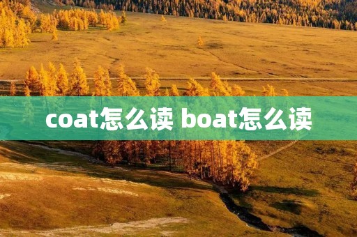 coat怎么读 boat怎么读