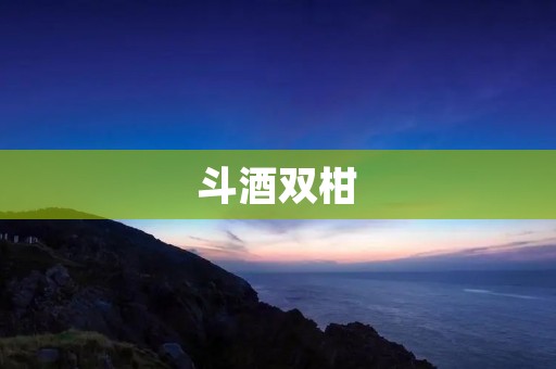斗酒双柑:品味中华文化的精髓 斗酒双柑:品味中华文化的精髓