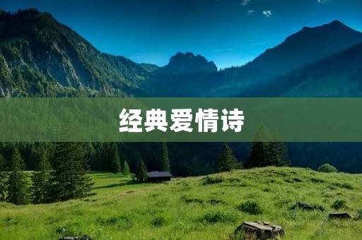 经典爱情诗:那些让人心动的诗句
