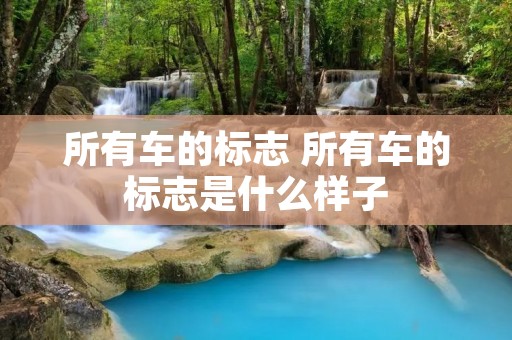 所有车的标志 所有车的标志是什么样子 所有车的标志 所有车的标志是什么样子