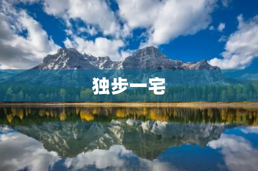 独步一宅：一个人的独立生活之路
